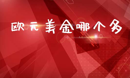欧元美金哪个多_https://m.fansifence.com_公募基金_第1张