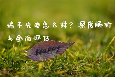 瑞丰光电怎么样？深度解析与全面评估_https://m.fansifence.com_消费金融_第1张