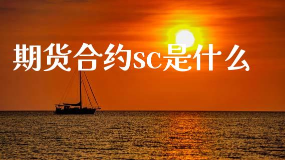 期货合约sc是什么_https://m.fansifence.com_个股行情_第1张
