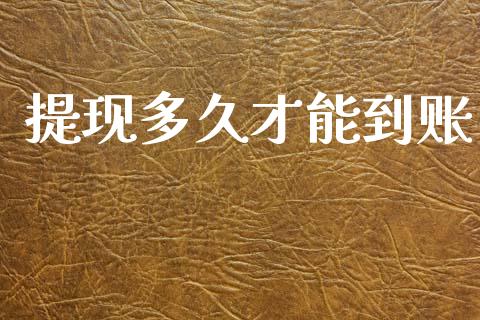 提现多久才能到账_https://m.fansifence.com_贵金属行情_第1张