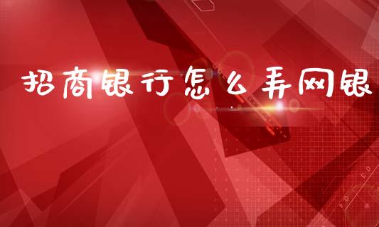 招商银行怎么弄网银_https://m.fansifence.com_消费金融_第1张