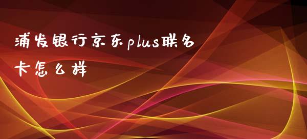浦发银行京东plus联名卡怎么样_https://m.fansifence.com_贵金属行情_第1张