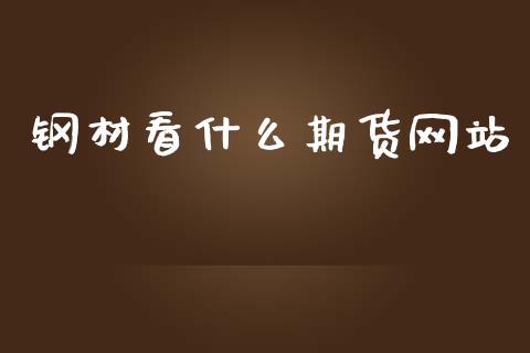钢材看什么期货网站_https://m.fansifence.com_消费金融_第1张