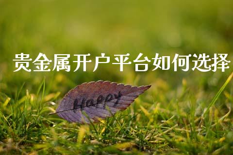 贵金属开户平台如何选择_https://m.fansifence.com_个股行情_第1张