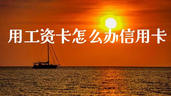 用工资卡怎么办信用卡_https://m.fansifence.com_个股行情_第1张