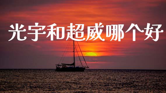 光宇和超威哪个好_https://m.fansifence.com_贵金属行情_第1张