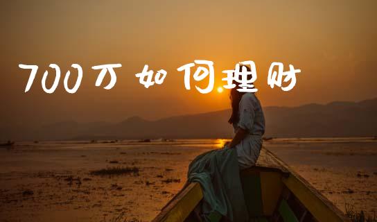 700万如何理财_https://m.fansifence.com_个股行情_第1张