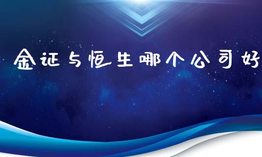 金证与恒生哪个公司好_https://m.fansifence.com_消费金融_第1张