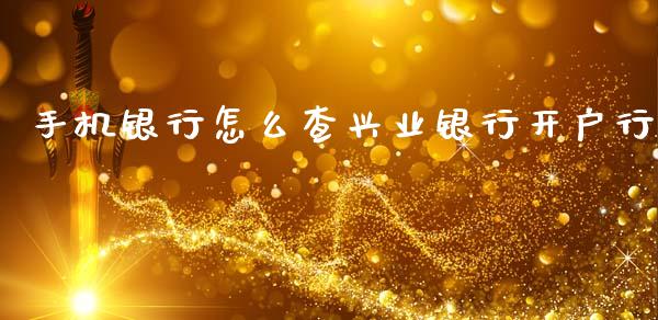 手机银行怎么查兴业银行开户行_https://m.fansifence.com_消费金融_第1张