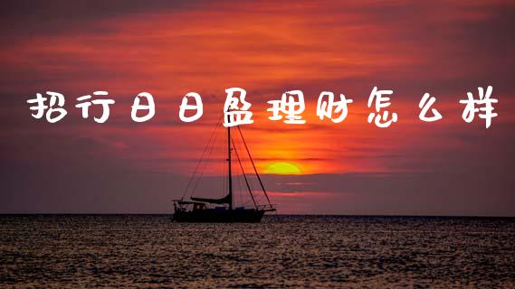 招行日日盈理财怎么样_https://m.fansifence.com_消费金融_第1张