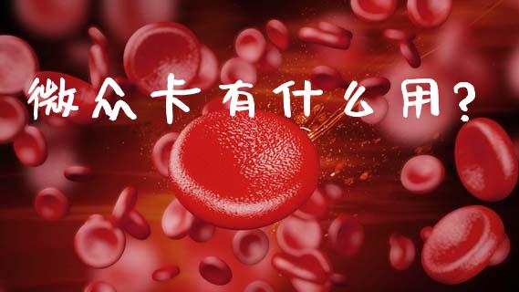 微众卡有什么用?_https://m.fansifence.com_消费金融_第1张