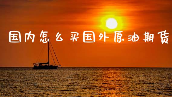 国内怎么买国外原油期货_https://m.fansifence.com_公募基金_第1张
