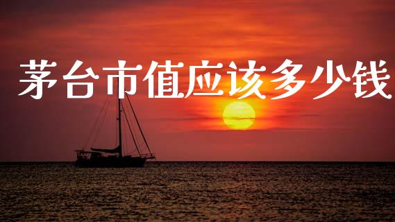 茅台市值应该多少钱_https://m.fansifence.com_消费金融_第1张