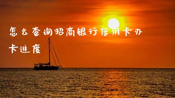 怎么查询招商银行信用卡办卡进度_https://m.fansifence.com_贵金属行情_第1张