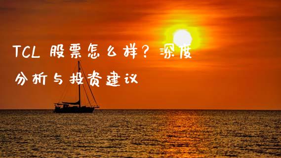 TCL 股票怎么样？深度分析与投资建议_https://m.fansifence.com_消费金融_第1张