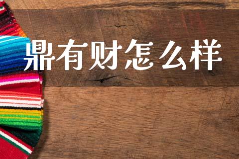 鼎有财怎么样_https://m.fansifence.com_个股行情_第1张