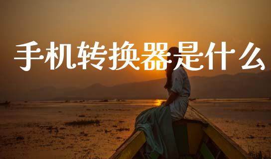 手机转换器是什么_https://m.fansifence.com_个股行情_第1张