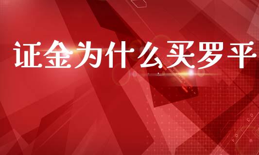 证金为什么买罗平_https://m.fansifence.com_消费金融_第1张