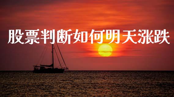 股票判断如何明天涨跌_https://m.fansifence.com_贵金属行情_第1张