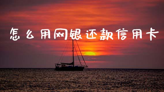 怎么用网银还款信用卡_https://m.fansifence.com_贵金属行情_第1张