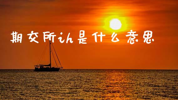 期交所ih是什么意思_https://m.fansifence.com_个股行情_第1张