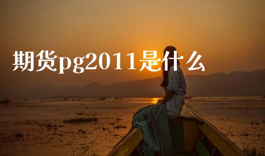 期货pg2011是什么_https://m.fansifence.com_贵金属行情_第1张