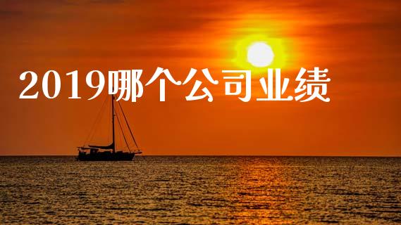 2019哪个公司业绩_https://m.fansifence.com_贵金属行情_第1张