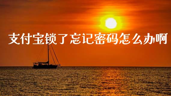 支付宝锁了忘记密码怎么办啊_https://m.fansifence.com_个股行情_第1张