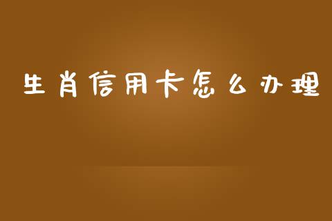 生肖信用卡怎么办理_https://m.fansifence.com_公募基金_第1张