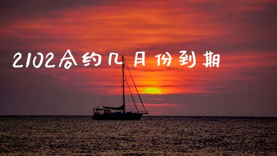 2102合约几月份到期_https://m.fansifence.com_公募基金_第1张