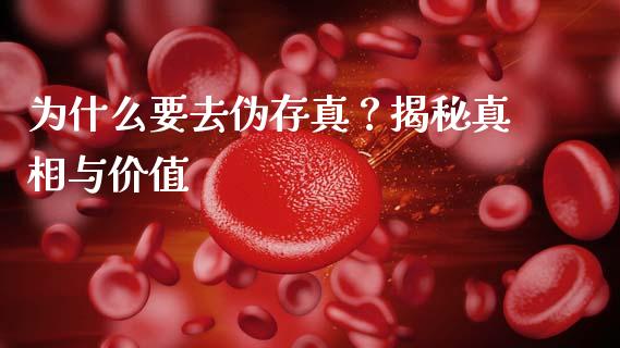 为什么要去伪存真？揭秘真相与价值_https://m.fansifence.com_消费金融_第1张