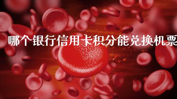 哪个银行信用卡积分能兑换机票_https://m.fansifence.com_消费金融_第1张