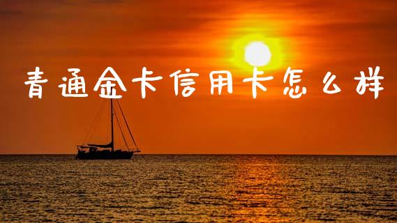 青通金卡信用卡怎么样_https://m.fansifence.com_消费金融_第1张