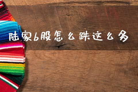 陆家b股怎么跌这么多_https://m.fansifence.com_消费金融_第1张