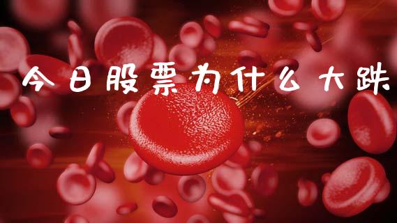 今日股票为什么大跌_https://m.fansifence.com_个股行情_第1张