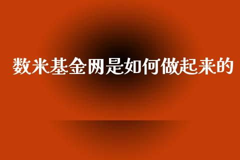 数米基金网是如何做起来的_https://m.fansifence.com_消费金融_第1张