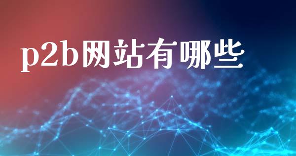 p2b网站有哪些_https://m.fansifence.com_公募基金_第1张