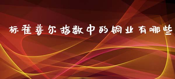 标准普尔指数中的铜业有哪些_https://m.fansifence.com_个股行情_第1张