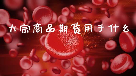 大宗商品期货用于什么_https://m.fansifence.com_公募基金_第1张