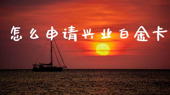 怎么申请兴业白金卡_https://m.fansifence.com_个股行情_第1张
