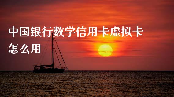 中国银行数学信用卡虚拟卡怎么用_https://m.fansifence.com_公募基金_第1张