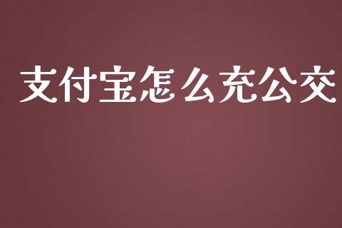 支付宝怎么充公交_https://m.fansifence.com_个股行情_第1张