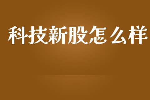 科技新股怎么样_https://m.fansifence.com_公募基金_第1张