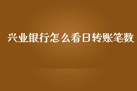 兴业银行怎么看日转账笔数_https://m.fansifence.com_贵金属行情_第1张