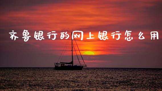 齐鲁银行的网上银行怎么用_https://m.fansifence.com_贵金属行情_第1张
