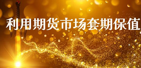 利用期货市场套期保值_https://m.fansifence.com_消费金融_第1张