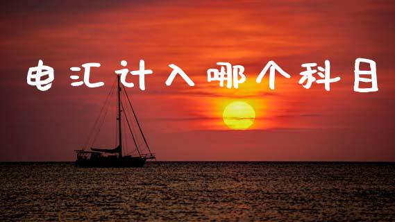 电汇计入哪个科目_https://m.fansifence.com_贵金属行情_第1张