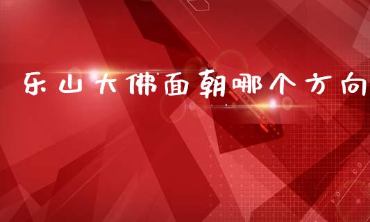 乐山大佛面朝哪个方向_https://m.fansifence.com_个股行情_第1张