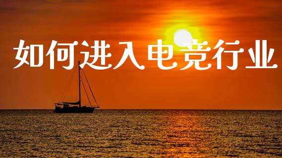 如何进入电竞行业_https://m.fansifence.com_个股行情_第1张
