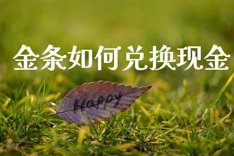 金条如何兑换现金_https://m.fansifence.com_贵金属行情_第1张